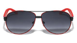 Khan Classic Retro Sport Aviator Sunglasses