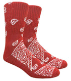 Mad Toro Paisley Bandana Crew Socks