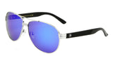 Khan Classic Retro Sport Aviator Sunglasses