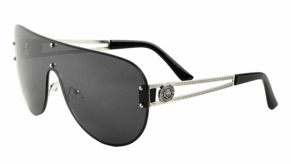 Kleo Lionhead Oversized Flat Top Luxury Sunglasses