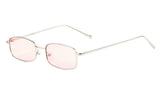 Provost Slim Rectangular Classic Metal Luxury Aviator Sunglasses