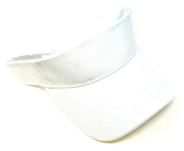 Solid Plain Curved Bill Sun Visor Golf Hat