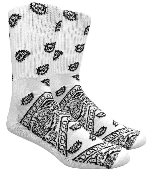 Mad Toro Paisley Bandana Crew Socks