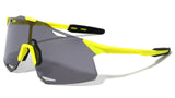 Alaska Oversized Rimless Shield Wrap Around Sunglasses